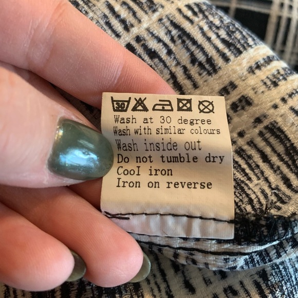 LF Lightweight Plaid Black And White Woman’s Coat NWT Size 14 100% Polyester - Picture 10 of 13